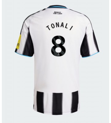 Newcastle United Sandro Tonali #8 Replica Home Stadium Shirt 2025-26 Short Sleeve